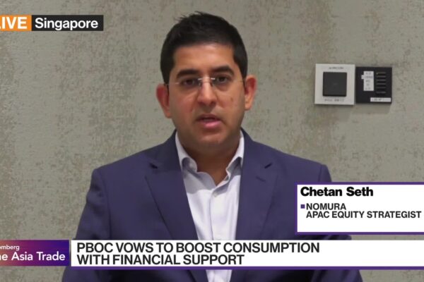 'Tactically Positive' on China Equities, Nomura's Seth Says