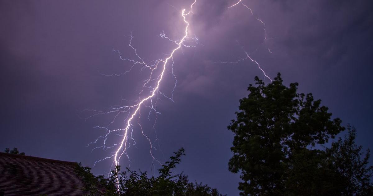 30,000 lightning strikes recorded across UK by Met Office