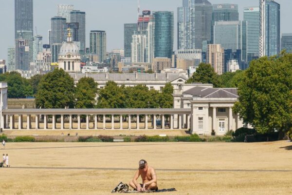 London yellow health weather warning issued in heatwave