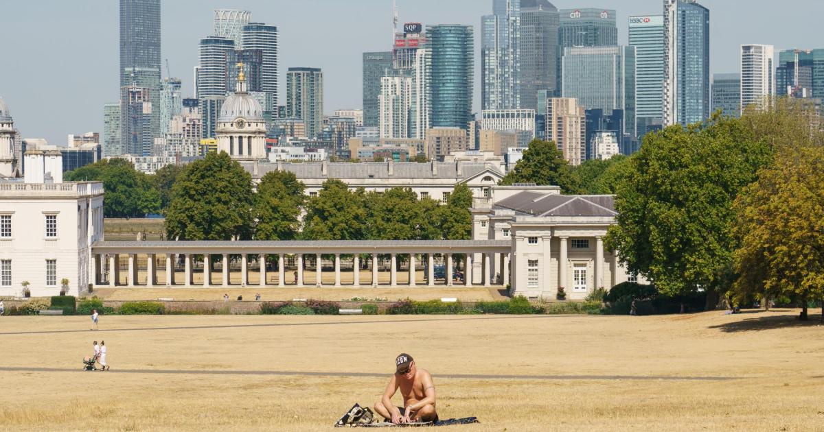 London yellow health weather warning issued in heatwave
