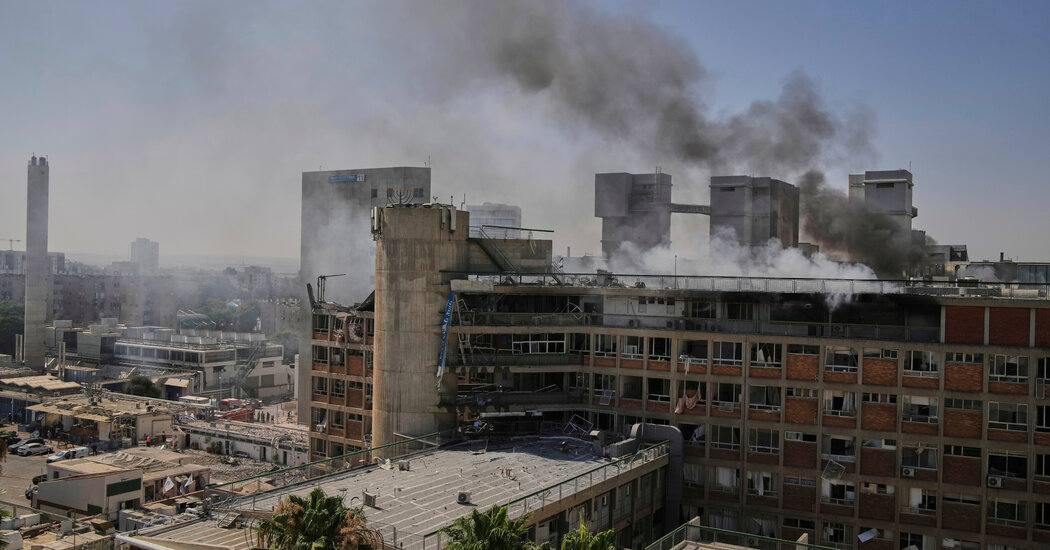 Live Updates: Israel Says Iranian Missile Strikes Hospital and Vows to Intensify Attacks