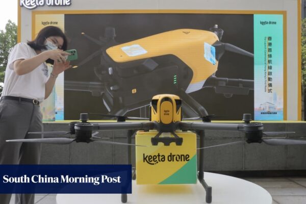 Hong Kong’s food delivery scene soars with drone services to Ma On Shan