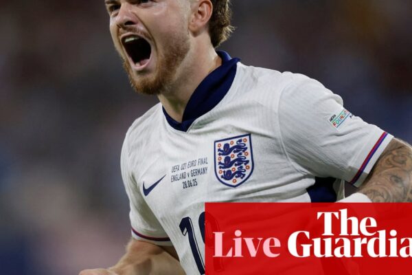 England v Germany: European Under-21 men’s final – live | European Under-21 Championship