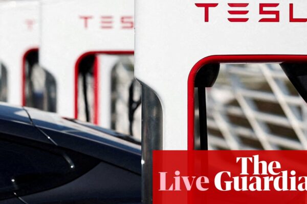Tesla’s EU sales slump continues; China’s premier warns global trade tensions ‘intensifying’ – business live | Business