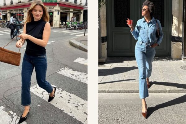 French Women Are Wearing This Heel Trend With Jeans