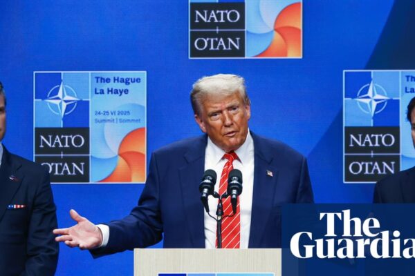 Trump news at a glance: ‘Daddy’ Trump showered with praise on triumphant lap through Nato summit | Trump administration