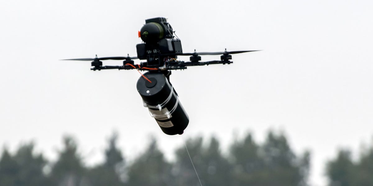 Unjammable Fiber-Optic Drones Are Covering Ukrainian Forests in Wires