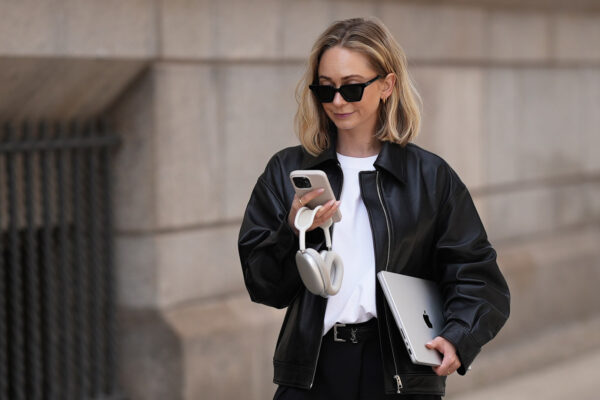 Person using Apple Products