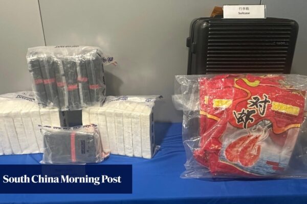 Hong Kong police arrest man for allegedly smuggling HK$19 million of cocaine