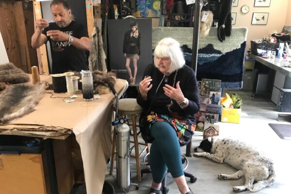 Northern fashion designer learns how to knit fur, hopes to bring skills back to N.W.T. Northern fashion designer learns how to knit fur, hopes to bring skills back to N.W.T.