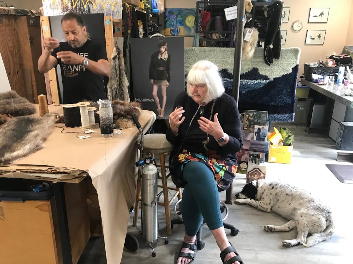 Northern fashion designer learns how to knit fur, hopes to bring skills back to N.W.T.