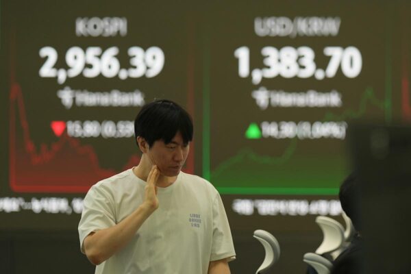 Asian shares decline after mixed Wall Street finish and tensions simmer in the Middle East Asian shares decline after mixed Wall Street finish and tensions simmer in the Middle East