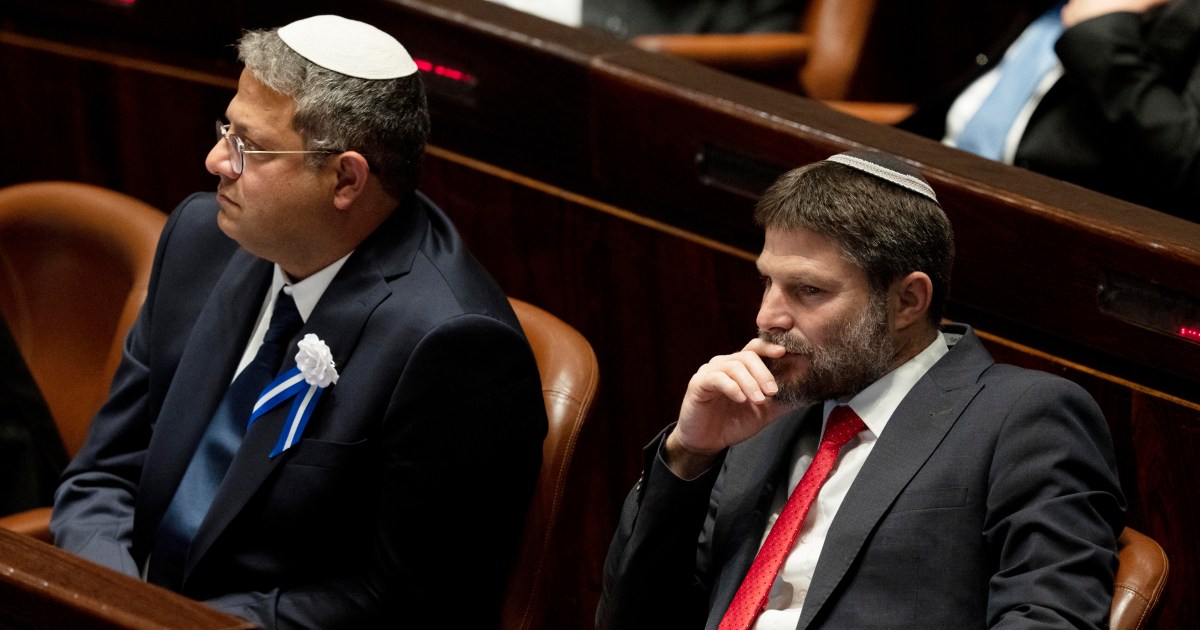 Australia, Canada, NZ, UK, Norway sanction two Israeli far-right ministers | Gaza News