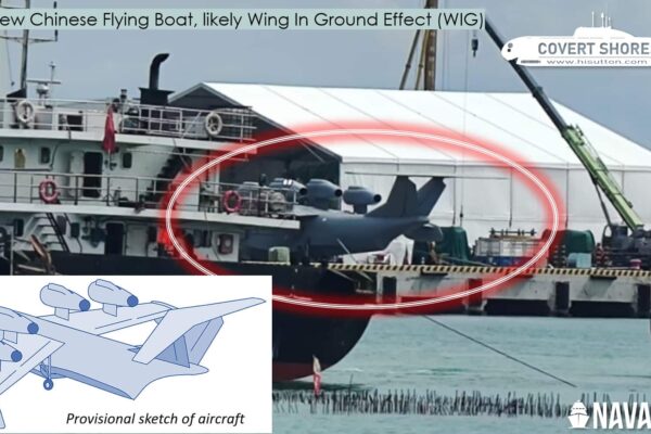 Candid image reveals large 4-engined Ekranoplan