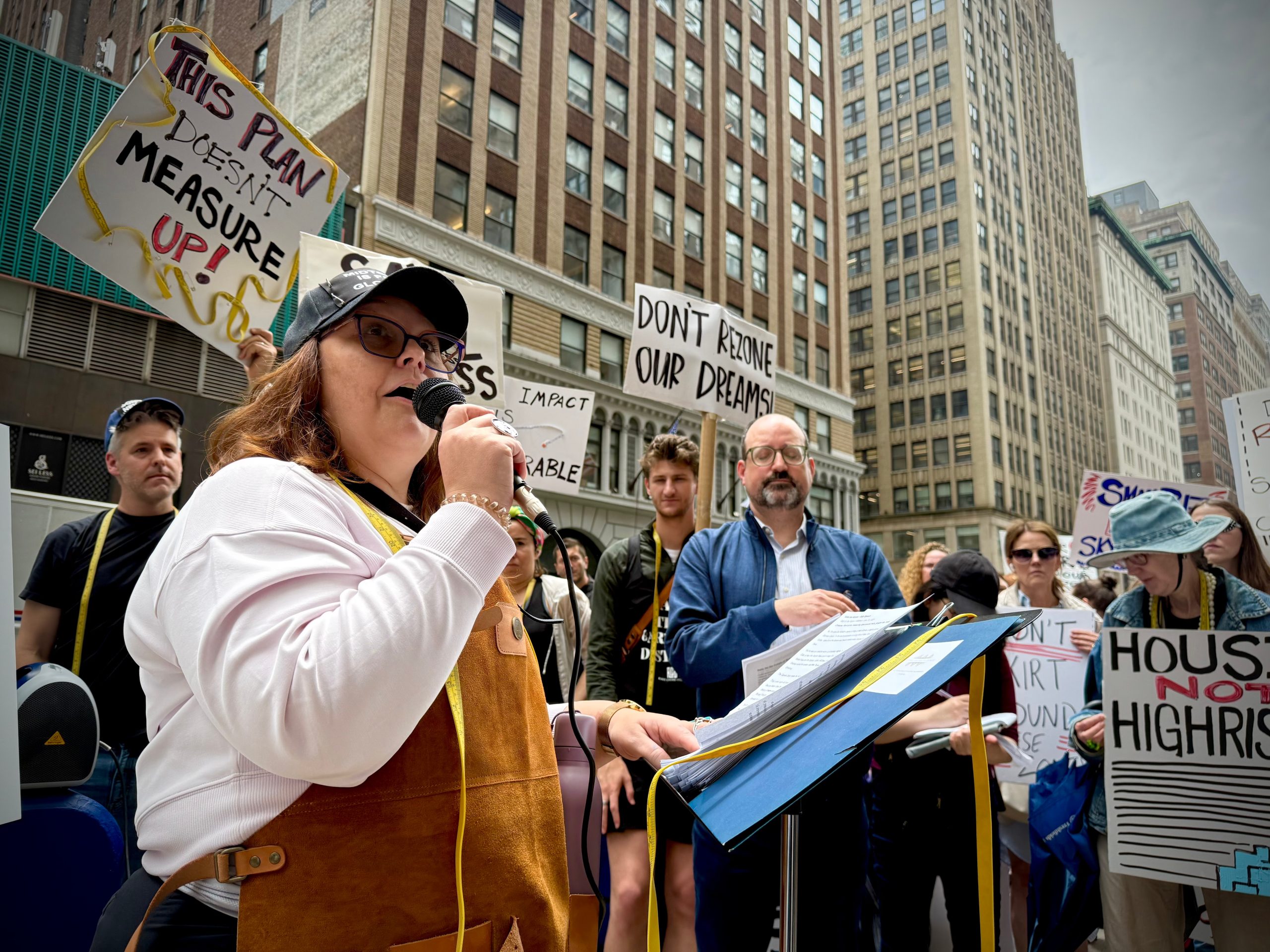 “Don’t Kill Fashion” — Garment Workers Rally to Stop Rezoning Unraveling Their District