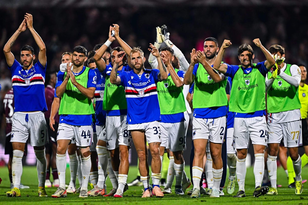 Sampdoria stay up as Serie B relegation play-off abandoned following crowd trouble