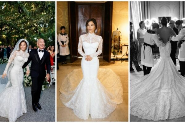 Lauren Sanchez chose classic Dolce and Gabbana wedding gown to marry Jeff Bezos in Italy: It took over 900 hours to make | Fashion Trends