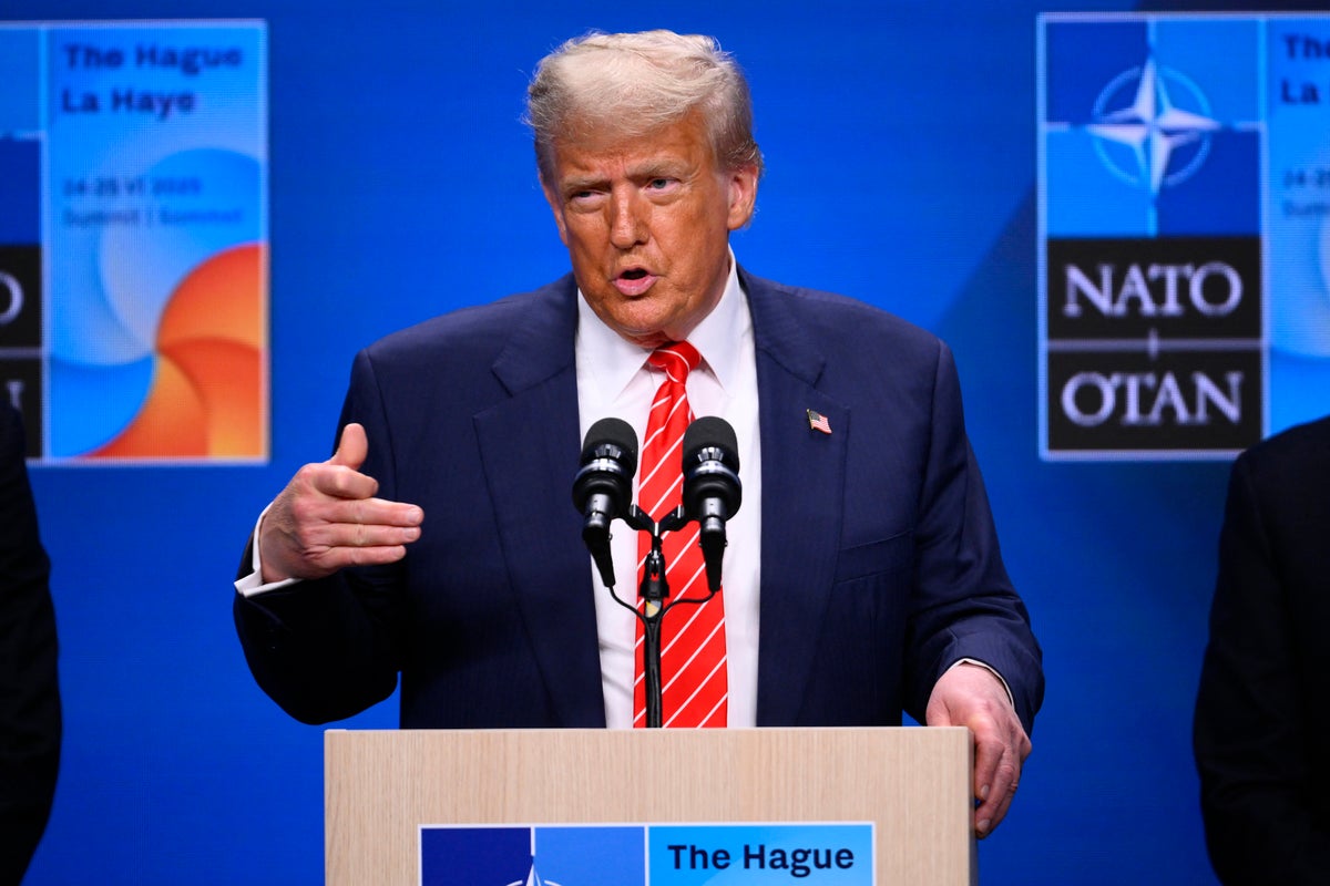 Trump says he will look at giving Ukraine more Patriot missiles as he calls on Putin to end war