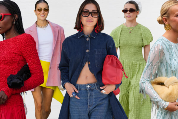 collage of women wearing color combinations