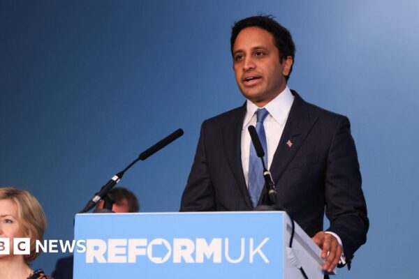 Zia Yusuf, chairman of Reform UK, during a news conference in London, UK, on Tuesday, May 27, 2025.