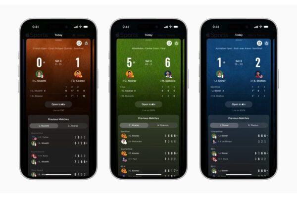 Apple Hopes Tennis Will Remind You the Apple Sports App Exists