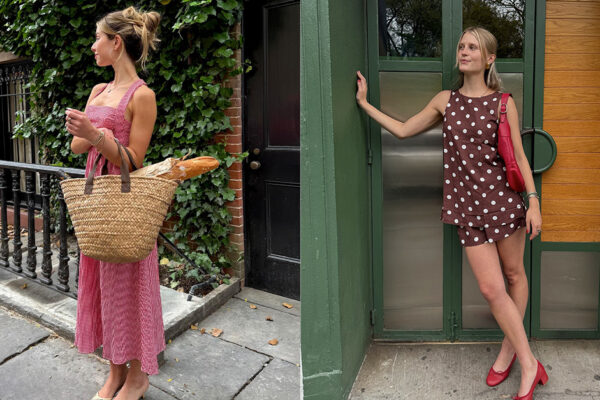 Polka Dot and Gingham—the Prints NYC Fashion People Are Wearing