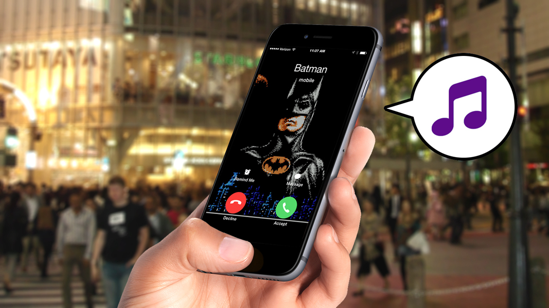 An iPhone displaying an incoming call.