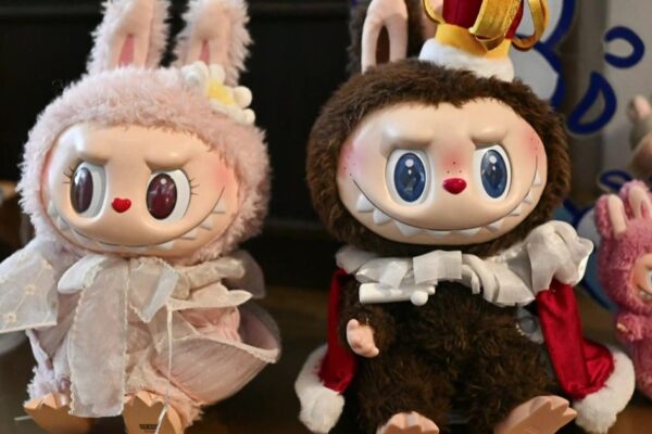 Bezos wedding guest gifts viral Labubu doll