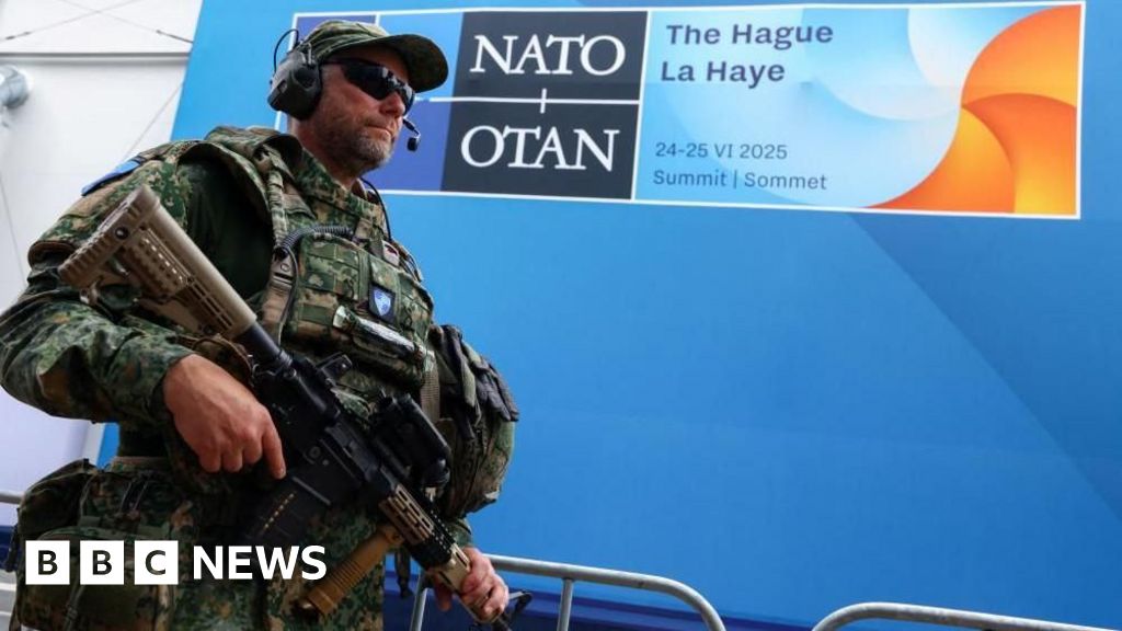 Leaders gather in Hague as Nato chief Rutte puts higher spending top priority