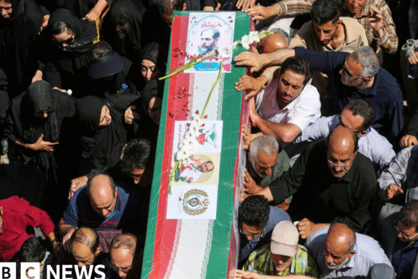 Iran holds state funeral for military leaders killed in Israel conflict