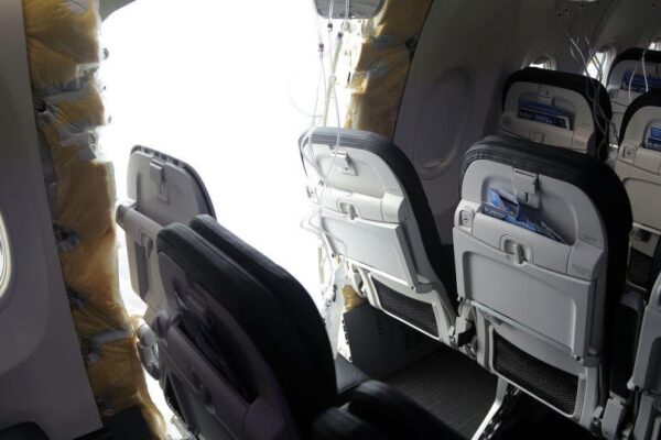 "Multiple system failures" led to door plug flying off Alaska Airlines flight in 2024, NTSB chair says