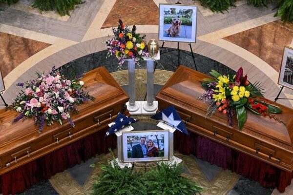Private funeral held for slain Minnesota state lawmaker and husband Private funeral held for slain Minnesota state lawmaker and husband