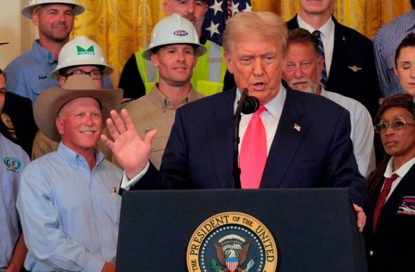 US President Donald Trump speaks at an event promoting his budget bill in the East Room of the White House on June 26 2025