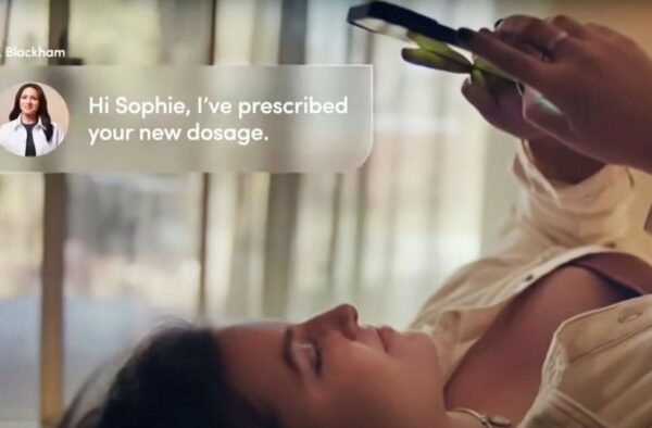 Screen grab of advert for Hims & Hers