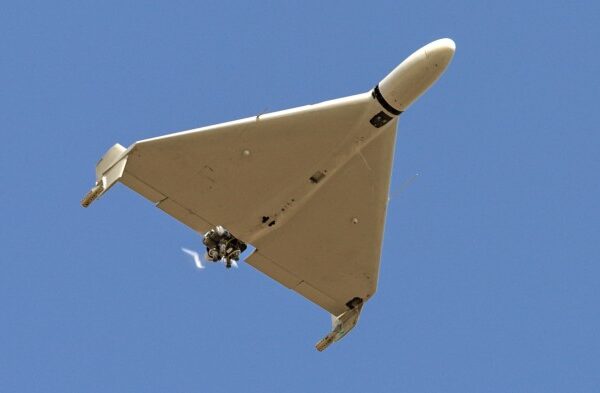 An Iranian-made Shahed 136 ‘kamikaze’ drone