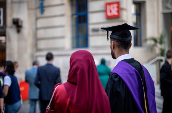 Students graduating from LSE