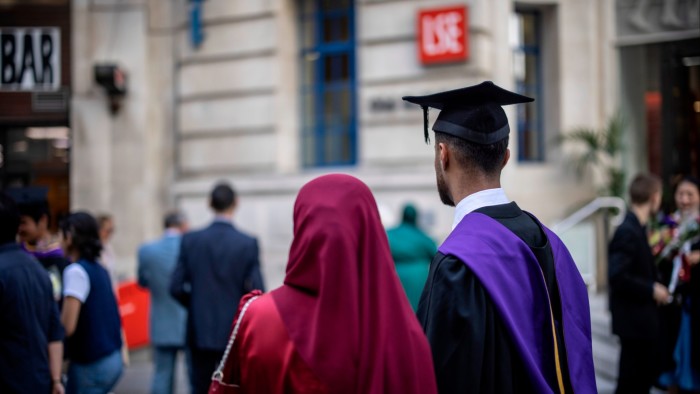 Students graduating from LSE