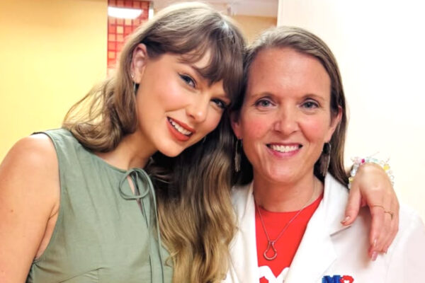 Taylor Swift Styles Her First Loewe Dress to Surprise Patients at a Children's Hospital