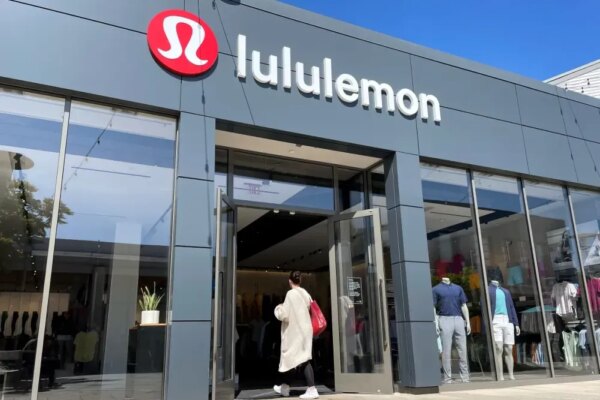 Lululemon Sues Costco For Allegedly Copying Its Designs A customer enters a Lululemon store on June 02, 2023 in Corte Madera, California. (Photo by Justin Sullivan/Getty Images)