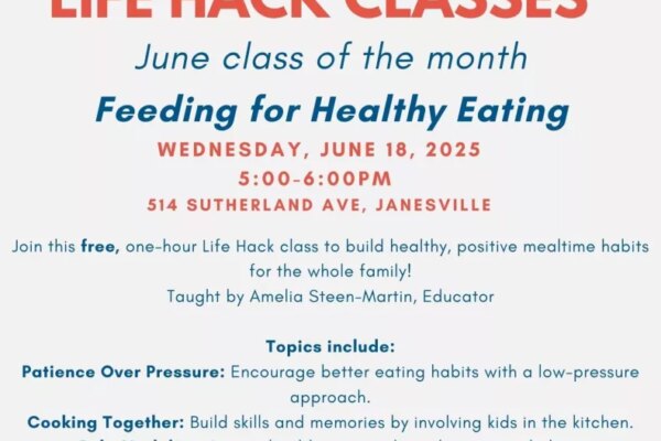 Life Hack Class: Feeding for Healthy Eating