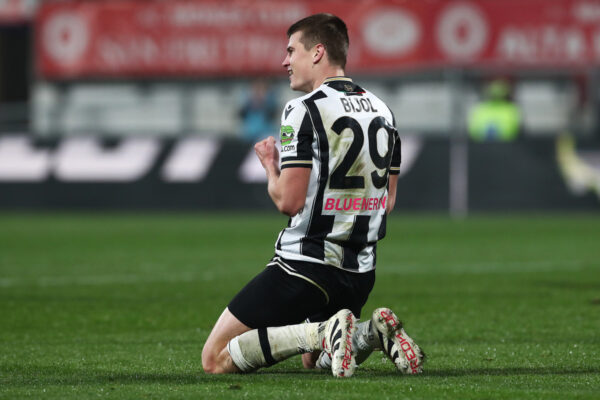MONZA, ITALY - DECEMBER 09: Jaka Bijol of Udinese celebrates scoring his team