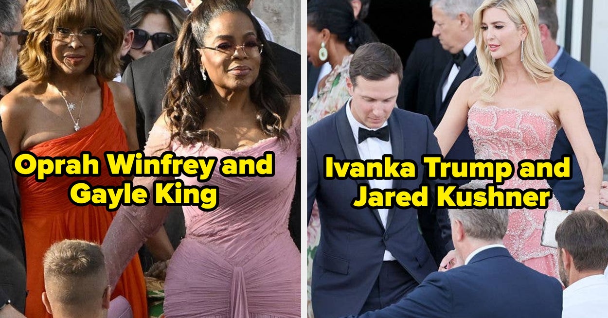 Celebrities At Jeff Bezos And Lauren Sánchez Wedding