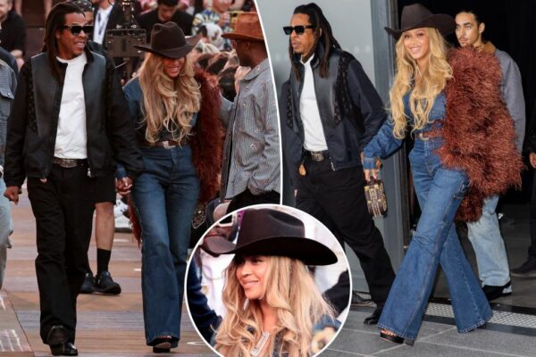 Beyoncé and Jay-Z steal the spotlight at Louis Vuitton’s Paris Fashion Week show Beyoncé and Jay-Z steal the spotlight at Louis Vuitton's Paris Fashion Week show