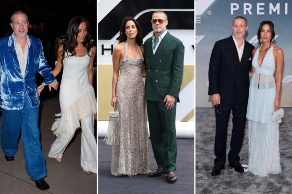 See all of Brad Pitt and girlfriend Ines de Ramon's 'F1' press tour outfits