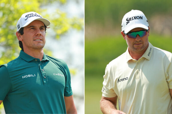 Matteo Manassero (left) and Ryan Fox (right)