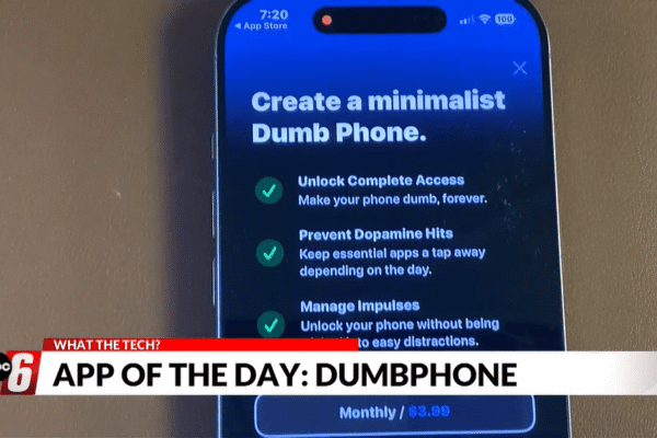 What the Tech? App of the Day: Dumbphone - ABC 6 News