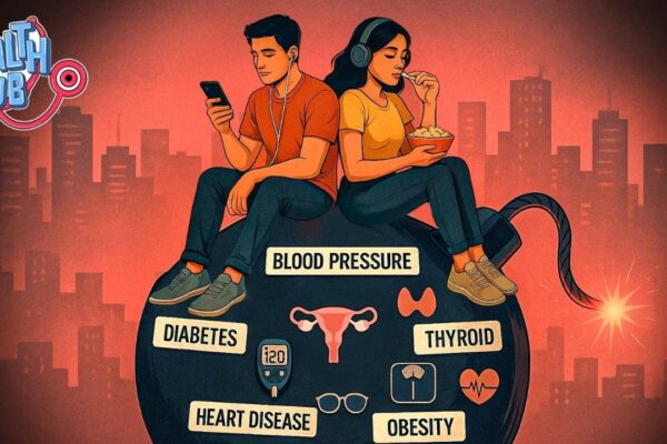 Lifestyle diseases in young Indians rise due to poor diet stress and sleep deprivation Young Indians are sitting on a ticking time bomb of diseases.