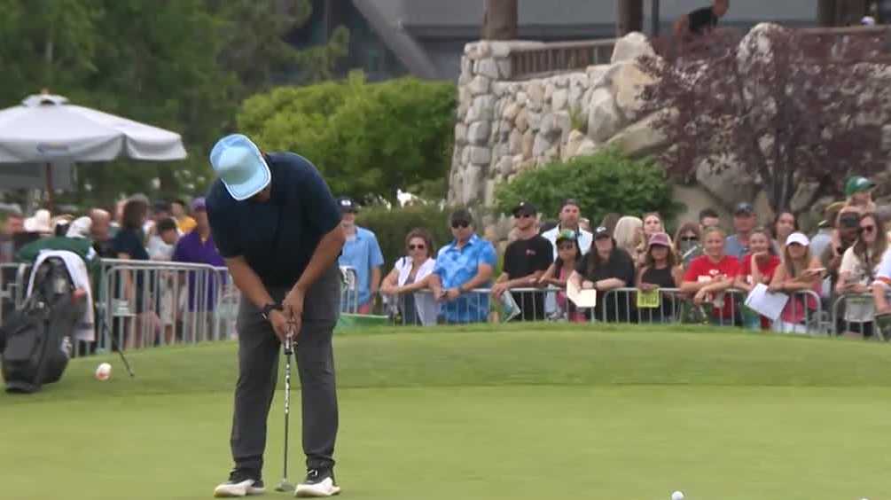 Which celebrities are at the 2025 American Century Championship in Tahoe