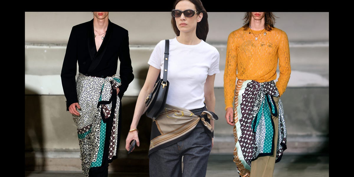 Why is Everyone Wearing Scarves On Their Waists?