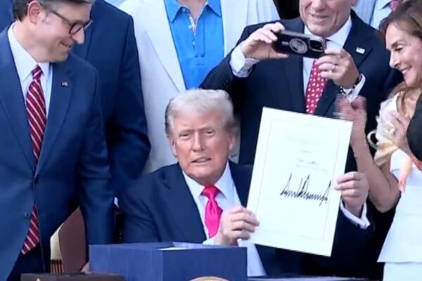 President Trump celebrates Independence Day with budget bill signing, military jet flyover